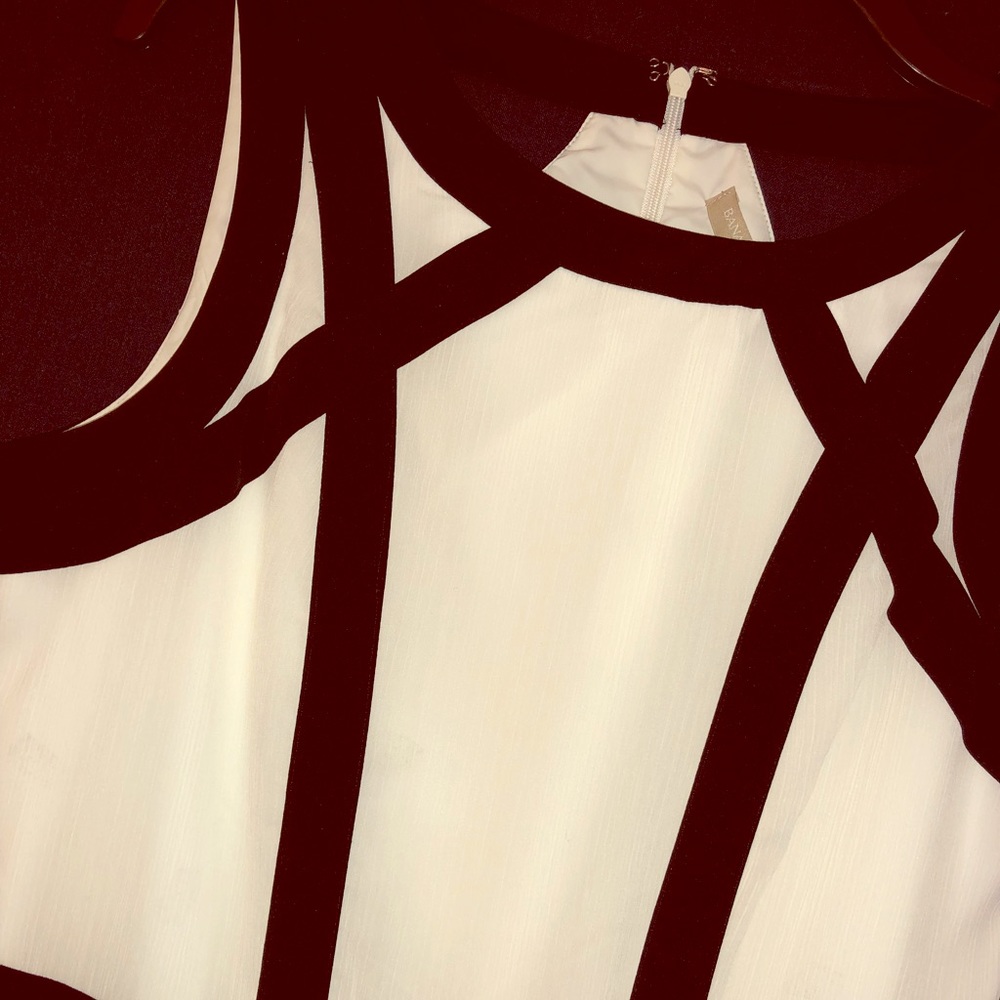 Black/white dress